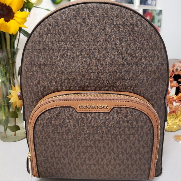 😍NWT Michael Kors JAYCEE Large Backpack - Picture 2 of 7
